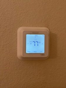 HVAC Thermostat Winter